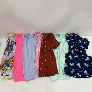 Bundle Lot of 7 Piece Size 10/12 Years Girls Clothing Tops Dress Mix Brand